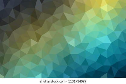 Light Blue, Green vector abstract polygonal pattern. A completely new color illustration in a polygonal style. A new texture for your web site.