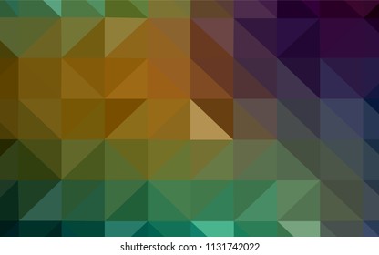 Light Blue, Green vector abstract polygonal background. Glitter abstract illustration with an elegant triangles. A new texture for your web site.