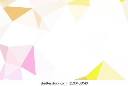 Light Blue, Green vector abstract polygonal template. Triangular geometric sample with gradient.  Pattern for a brand book's backdrop.