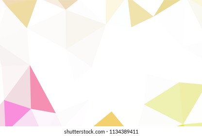 Light Blue, Green vector abstract mosaic backdrop. Shining polygonal illustration, which consist of triangles. A completely new design for your leaflet.