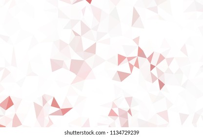 Light Blue, Green vector abstract mosaic background. Triangular geometric sample with gradient.  Brand new style for your business design.