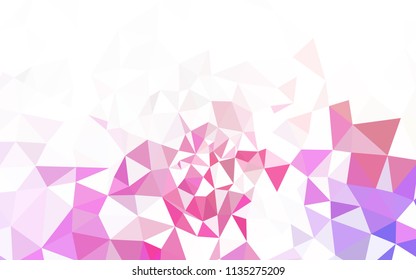 Light Blue, Green vector abstract mosaic pattern. Shining polygonal illustration, which consist of triangles. Template for cell phone's backgrounds.