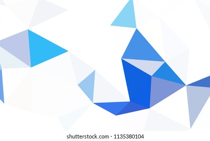 Light Blue, Green vector abstract mosaic backdrop. A sample with polygonal shapes. Completely new template for your banner.