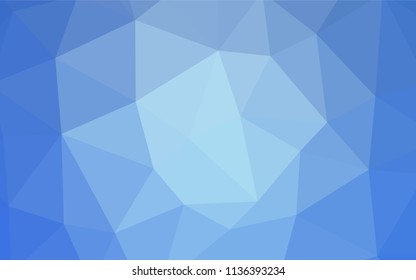 Light Blue, Green vector abstract mosaic background. A completely new color illustration in a polygonal style. Triangular pattern for your design.