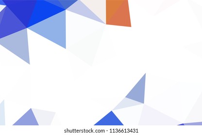 Light Blue, Green vector abstract mosaic pattern. Colorful illustration in abstract style with triangles. Template for cell phone's backgrounds.