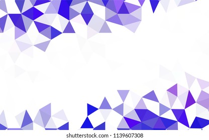 Light Blue, Green vector abstract polygonal pattern. A completely new color illustration in a polygonal style. Textured pattern for your backgrounds.