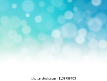 Light Blue, Green vector abstract blurred pattern. Glitter abstract illustration with an elegant design. Brand new design for your business.