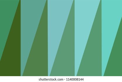 Light Blue, Green vector abstract polygonal background. Elegant bright polygonal illustration with gradient. The best triangular design for your business.