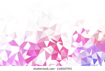 Light Blue, Green vector abstract mosaic pattern. Shining colorful illustration with triangles. Completely new template for your banner.