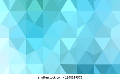 Light Blue, Green vector abstract polygonal background. Colorful illustration in polygonal style with gradient. Textured pattern for your backgrounds.