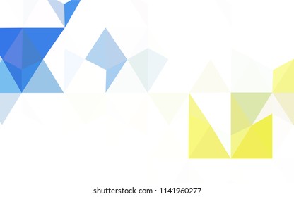 Light Blue, Green vector abstract polygonal pattern. Polygonal abstract illustration with gradient. New template for your brand book.