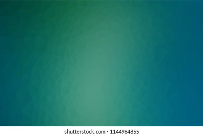 Light Blue, Green vector abstract mosaic background. Colorful abstract illustration with gradient. The textured pattern can be used for background.