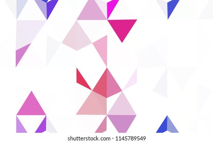 Light Blue, Green vector abstract polygonal template. Colorful illustration in abstract style with triangles. Pattern for a brand book's backdrop.