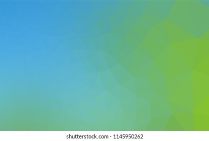 Light Blue, Green vector abstract mosaic background. Colorful illustration in abstract style with gradient. The textured pattern can be used for background.