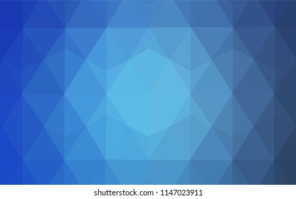 Light Blue, Green vector abstract mosaic background. Creative geometric illustration in Origami style with gradient. A new texture for your web site.