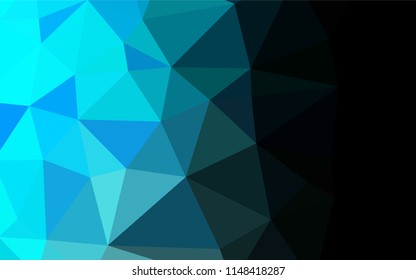 Light Blue, Green vector abstract polygonal cover. Colorful abstract illustration with gradient. The completely new template can be used for your brand book.