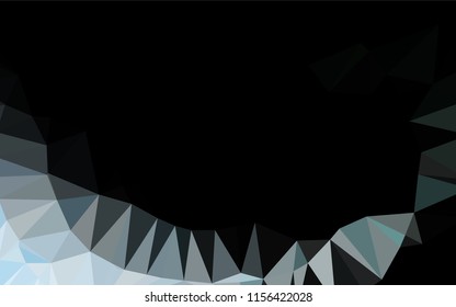 Light Blue, Green vector abstract polygonal texture. Colorful abstract illustration with gradient. Brand new style for your business design.