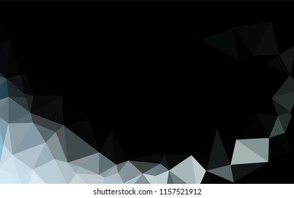 Light Blue, Green vector abstract polygonal layout. Geometric illustration in Origami style with gradient.  A completely new design for your business.