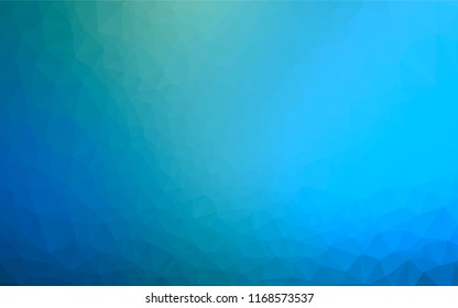 Light Blue, Green vector abstract polygonal layout. A completely new color illustration in a vague style. Brand new style for your business design.