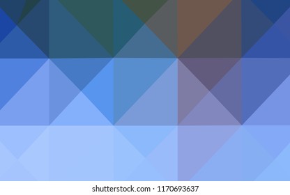 Light Blue, Green vector abstract polygonal template. Modern geometrical abstract illustration with gradient. Textured pattern can be used for background.