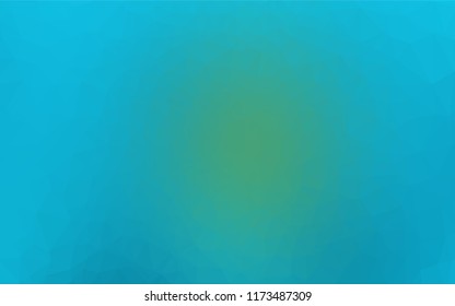 Light Blue, Green vector abstract polygonal cover. Glitter abstract illustration with an elegant design. The polygonal design can be used for your web site.