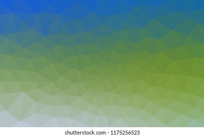 Light Blue, Green vector abstract polygonal background. Modern abstract illustration with triangles. A new texture for your web site.