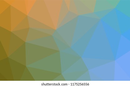 Light Blue, Green vector abstract polygonal background. Polygonal abstract illustration with gradient. A new texture for your design.
