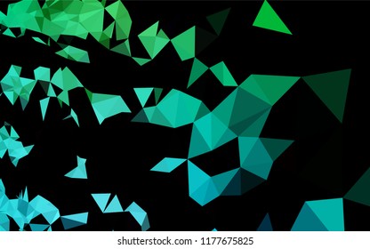 Light Blue, Green vector abstract mosaic background. A completely new color illustration in a vague style. The textured pattern can be used for background.