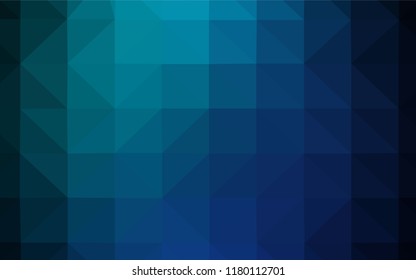 Light Blue, Green vector abstract polygonal template. Shining colorful illustration with triangles. Brand new design for your business.