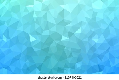 Light Blue, Green vector abstract mosaic background. Colorful illustration in polygonal style with gradient. Brand new style for your business design.