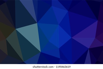 Light Blue, Green vector abstract mosaic backdrop. Glitter abstract illustration with an elegant triangles. Pattern for a brand book's backdrop.