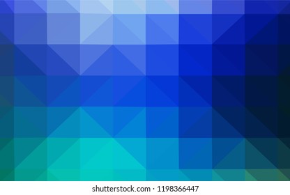 Light Blue, Green vector abstract mosaic pattern. Modern abstract illustration with triangles. Textured pattern for your backgrounds.