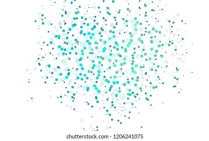 Light Blue, Green vector abstract textured polygonal background. Blurry rectangular design. The pattern with repeating rectangles can be used for background.
