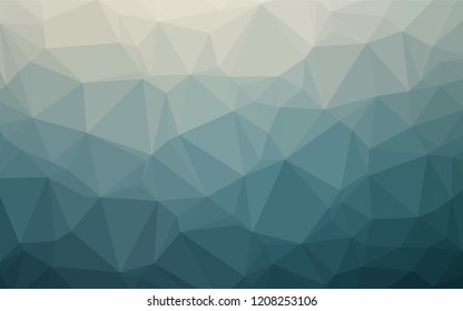 Light Blue, Green vector abstract polygonal cover. Colorful illustration in abstract style with gradient. The elegant pattern can be used as part of a brand book.