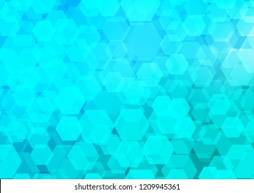 Light Blue, Green vector abstract mosaic background. A completely new color illustration in a vague style. Brand new style for your business design.