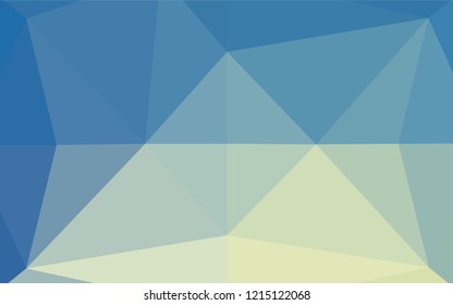 Light Blue, Green vector abstract mosaic background. Shining colored illustration in a Brand new style. The completely new template can be used for your brand book.