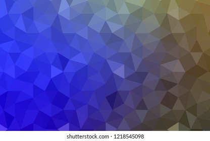 Light Blue, Green vector abstract mosaic backdrop. Polygonal abstract illustration with gradient. A new texture for your web site.