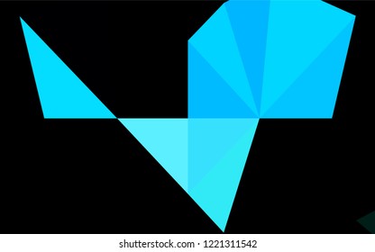 Light Blue, Green vector abstract polygonal texture. Modern geometrical abstract illustration with gradient. The template can be used as a background for cell phones.