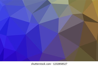 Light Blue, Green vector abstract mosaic pattern. Modern abstract illustration with triangles. New template for your brand book.
