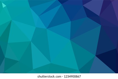 Light Blue, Green vector abstract polygonal template. A sample with polygonal shapes. New template for your brand book.