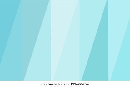 Light Blue, Green vector abstract mosaic background. Creative illustration in halftone style with gradient. Triangular pattern for your business design.