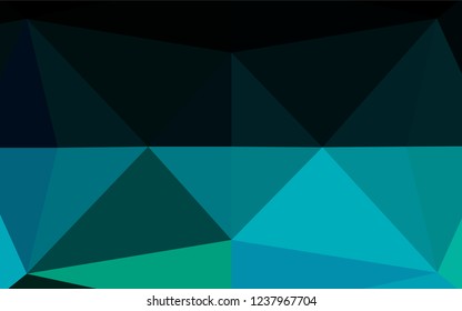 Light Blue, Green vector abstract mosaic pattern. Colorful illustration in abstract style with gradient. A completely new design for your business.