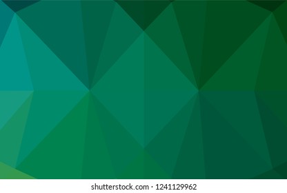 Light Blue, Green vector abstract mosaic backdrop. Brand new colored illustration in blurry style with gradient. Brand new design for your business.