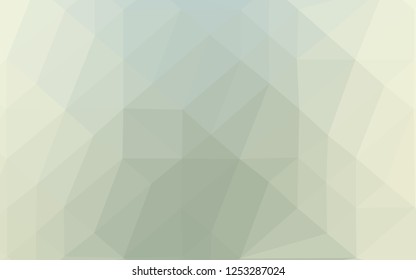Light Blue, Green vector abstract mosaic backdrop. Colorful illustration in Origami style with gradient.  Textured pattern for background.