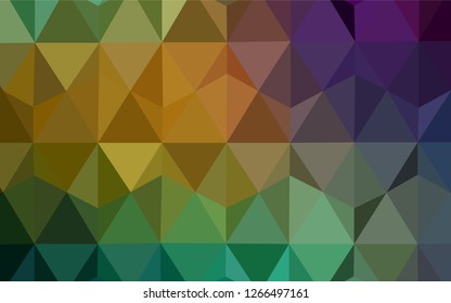 Light Blue, Green vector abstract mosaic background. Colorful illustration in abstract style with triangles. Brand new design for your business.