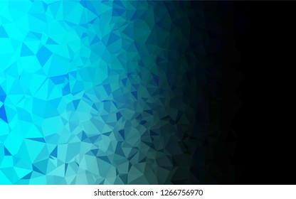 Light Blue, Green vector abstract mosaic pattern. Colorful illustration in abstract style with gradient. A completely new template for your business design.