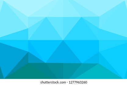 Light Blue, Green vector abstract mosaic pattern. A completely new color illustration in a vague style. The elegant pattern can be used as part of a brand book.