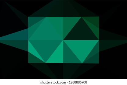 Light Blue, Green vector abstract mosaic pattern. Colorful illustration in abstract style with gradient. A new texture for your design.