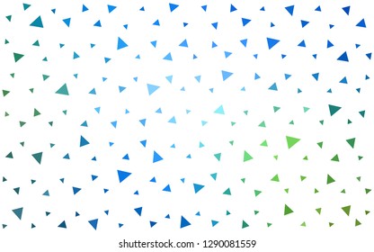 Light Blue, Green vector  abstract mosaic background. A completely new color illustration in a polygonal style. New template for your brand book.