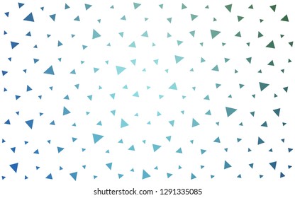 Light Blue, Green vector  abstract polygonal template. Creative geometric illustration in Origami style with gradient. Pattern for a brand book's backdrop.